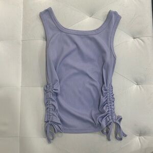 Light purple adjustable tank top